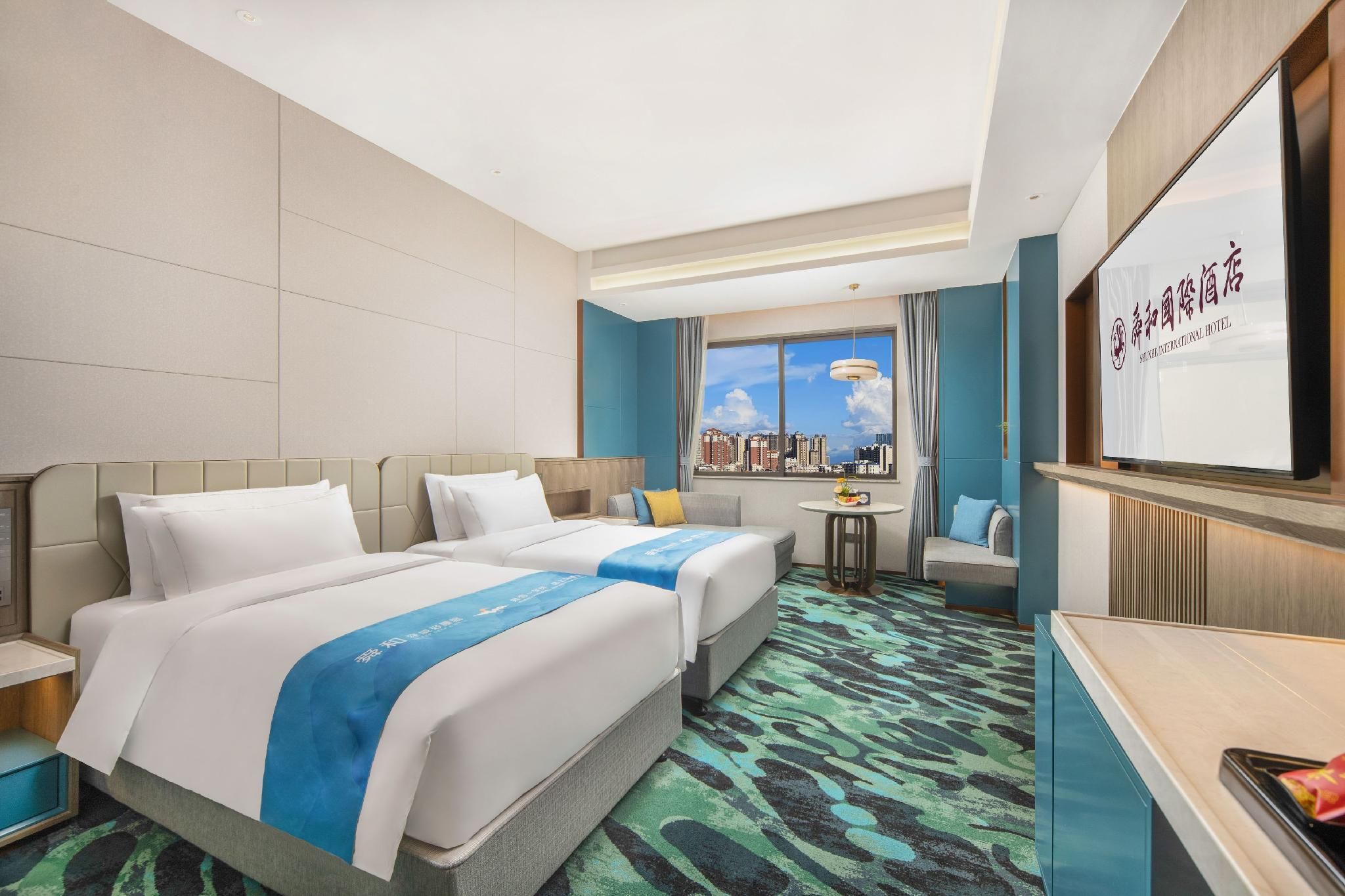 Shunhe International Hotel - ז'ינאן - חדר שינה