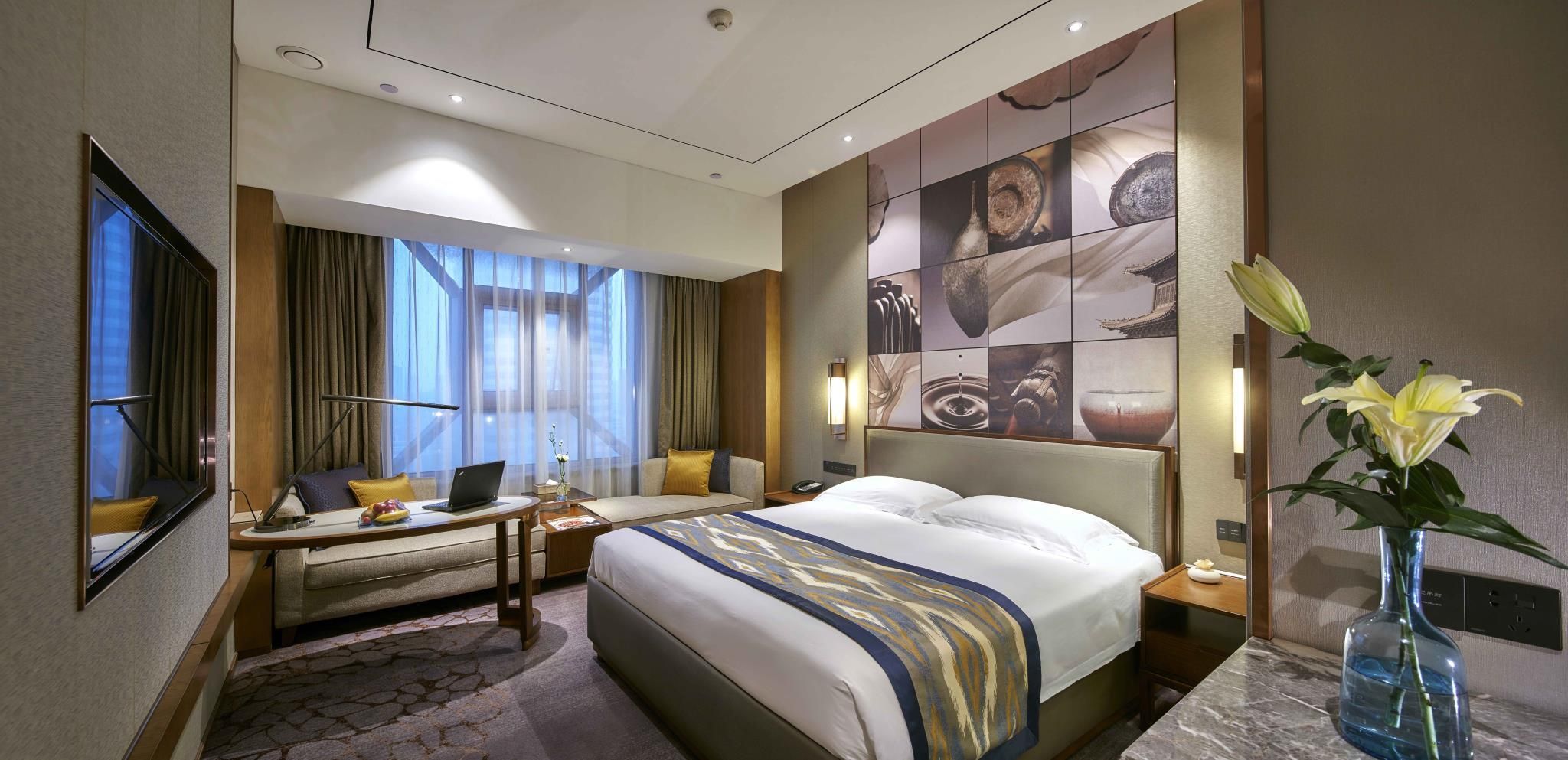 Henan Sky-Land Gdh Hotel - ז'נגז'ו - חדר שינה