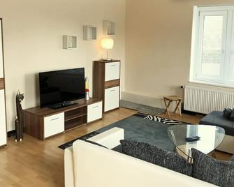 Centrally located for visitors to the Harz, trade fair guests, fitters, Alfeld (5min), Leineberg - Alfeld - Wohnzimmer