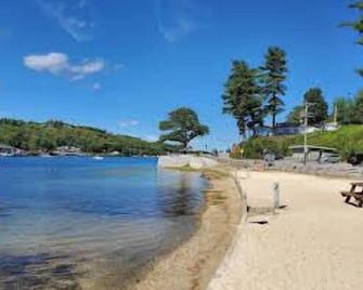 Cabin with lake views & lake access Now featuring AC Wi-FI and TV sleeps 5 - Alton - Spiaggia