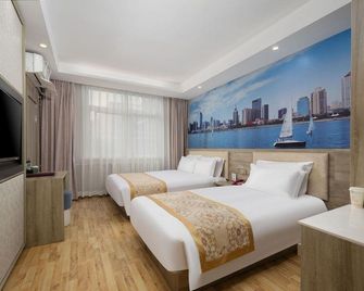Railway Jinhai Hongyu Hotel - Qingdao - Bedroom
