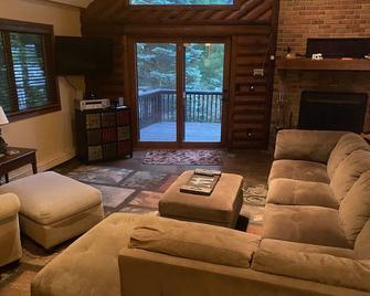 Lakefront Chalet in Northwest Michigan - Wellston - Living room