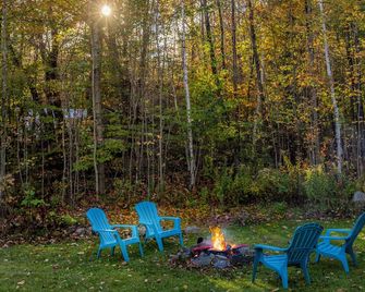 ️New! 2.5 mi to Whiteface, ADK Cabin w/ Fire pit - Wilmington - Binnenhof