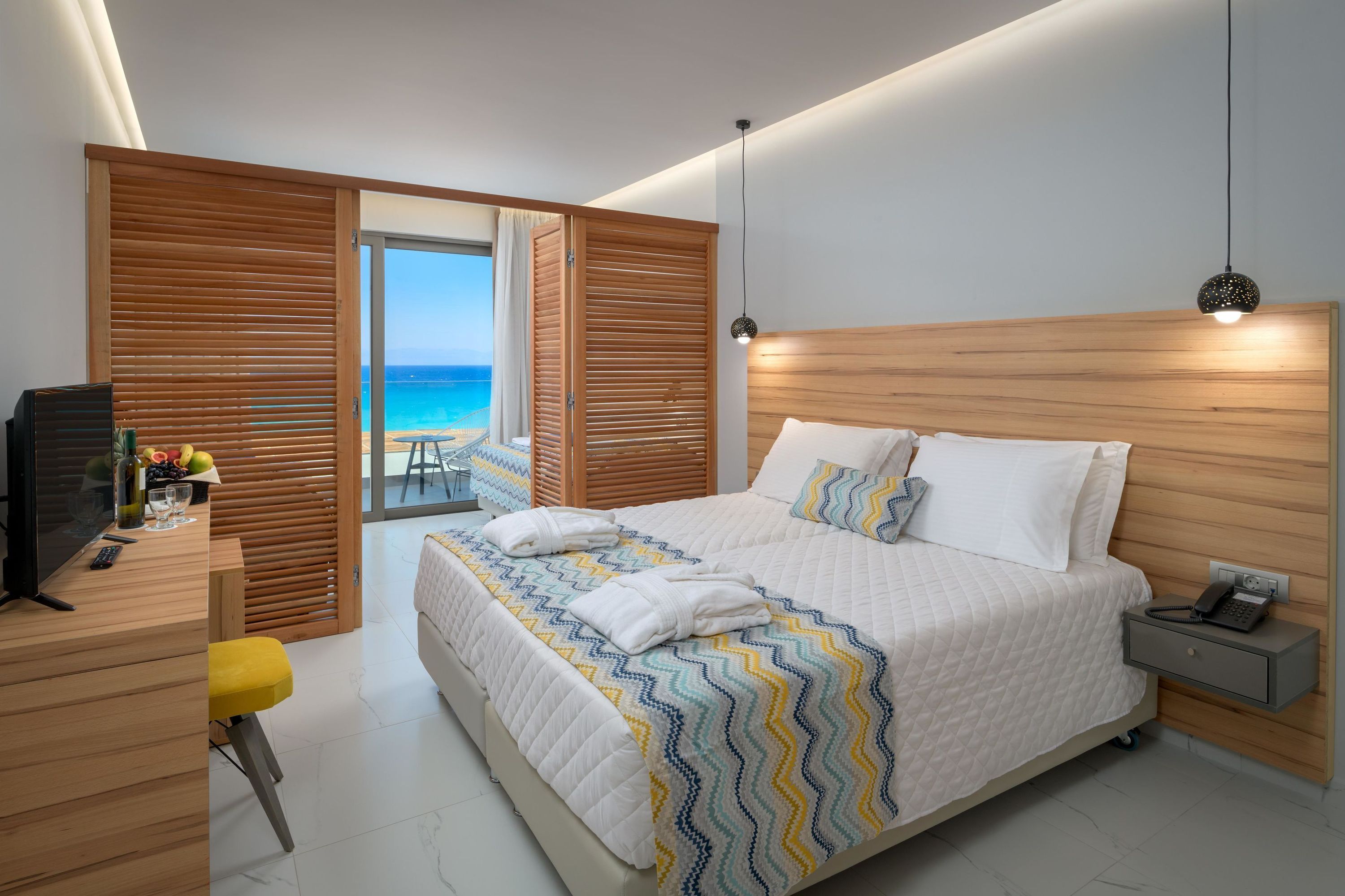 Avra Beach Resort Hotel & Bungalows - לאליסוס - חדר שינה