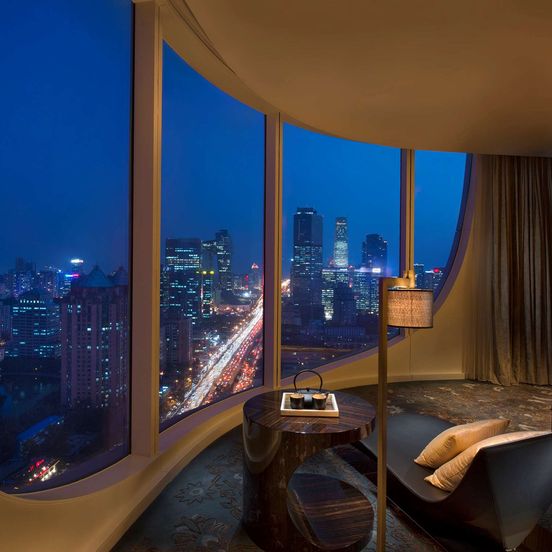 Balcony view of Conrad Beijing