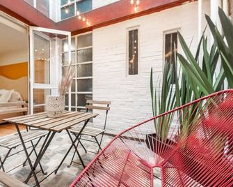 Amazing Terrazo Place, 8 Guest!! 4 Beds - Mexico City - Patio