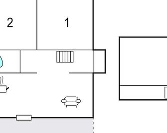 Gorgeous home in Vallavik with WiFi - Ulvik - Floorplan