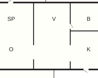 4 Person Holiday Home In Vetlanda-By Traum - Vetlanda - Floorplan