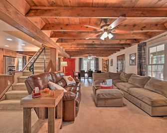 Hot Tub + Deck: Secluded Happy Jack Cabin - Happy Jack - Living room