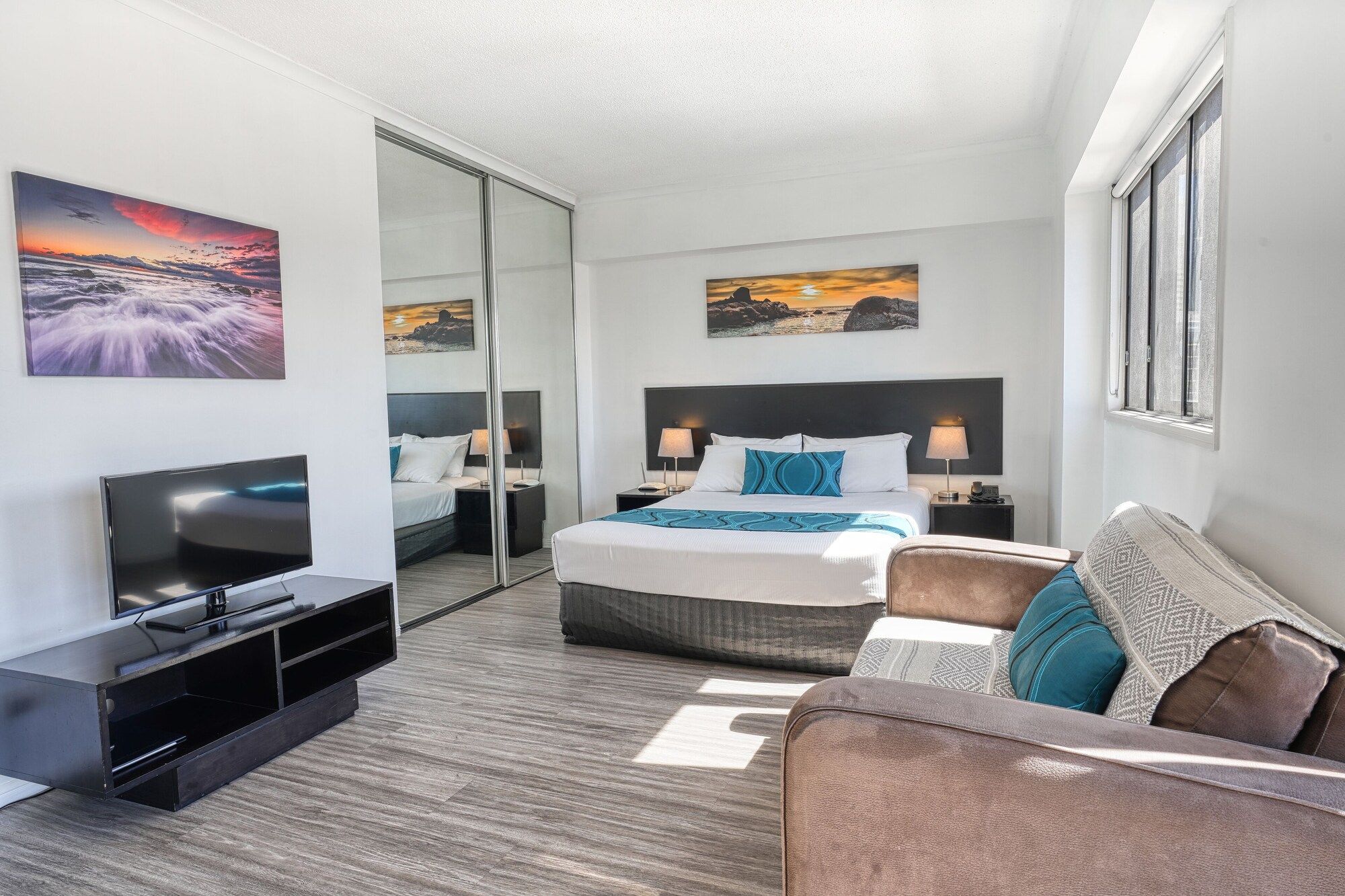 Central Brunswick Apartment Hotel - בריסביין - סלון