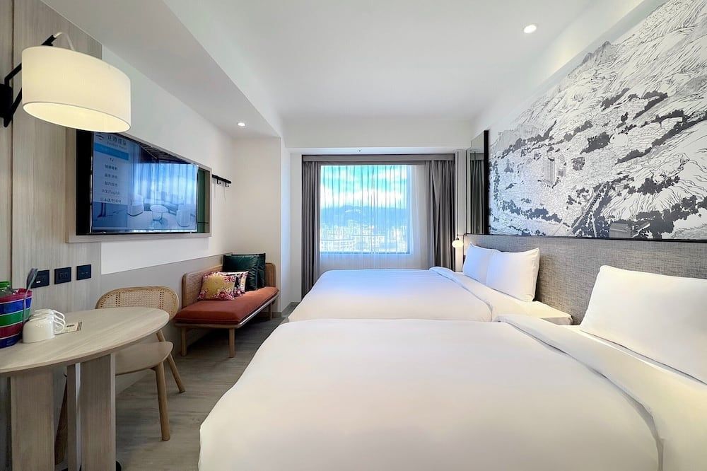 Boutech Jiantan Hotel - טאיפיי - חדר שינה
