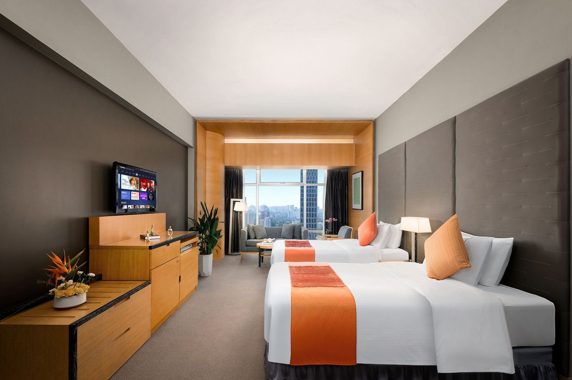 Jianguo Hotel Guangzhou - Cantão - Quarto