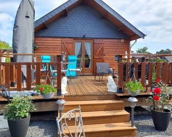 Chalet 4 Personnes Résidence Privée Avec Piscine à 20 Minutes à Pied de la mer - Cabourg - Patio