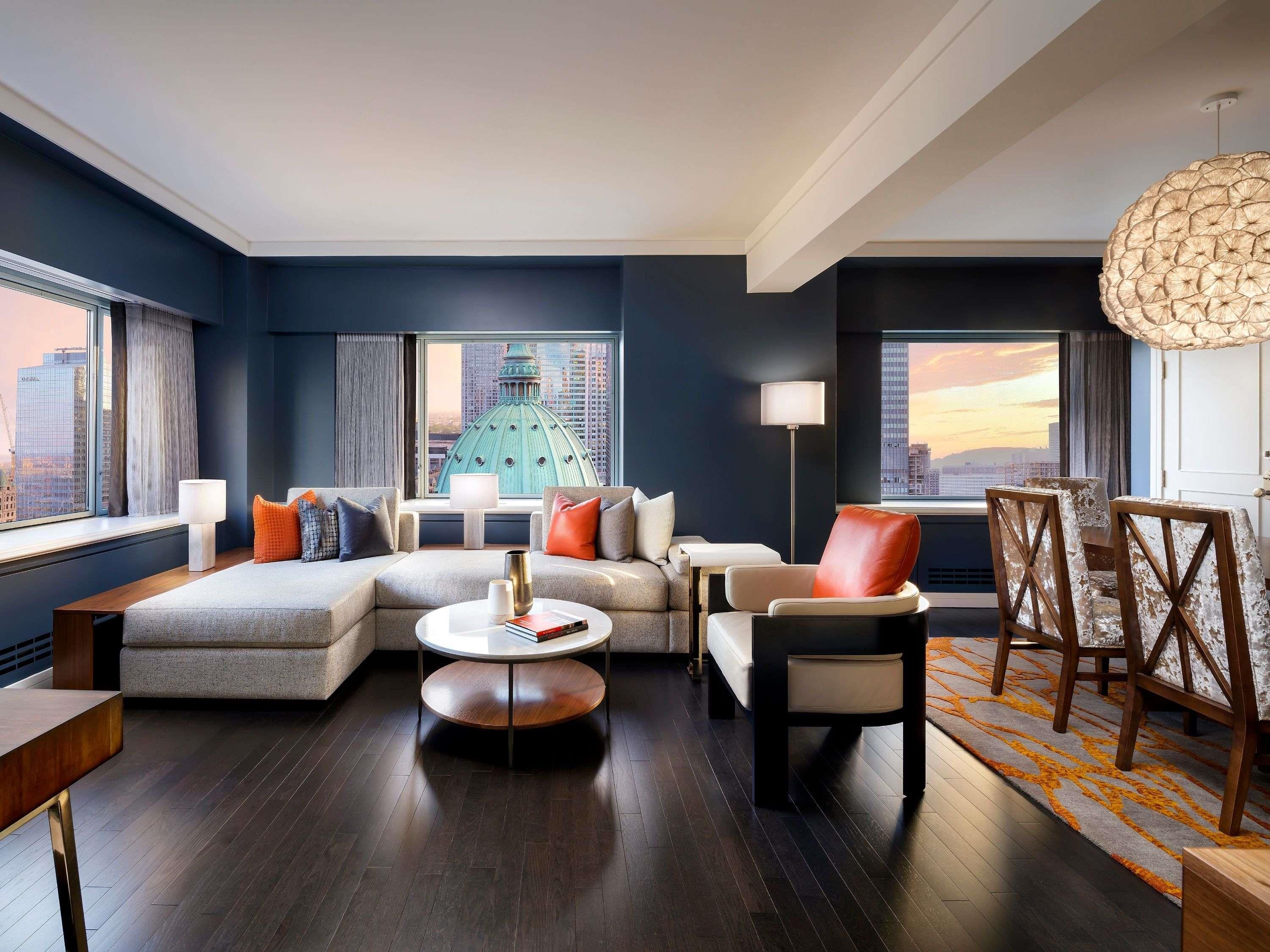 فيرمونت ذا كوين إليزابيت - مونترال - غرفة معيشة