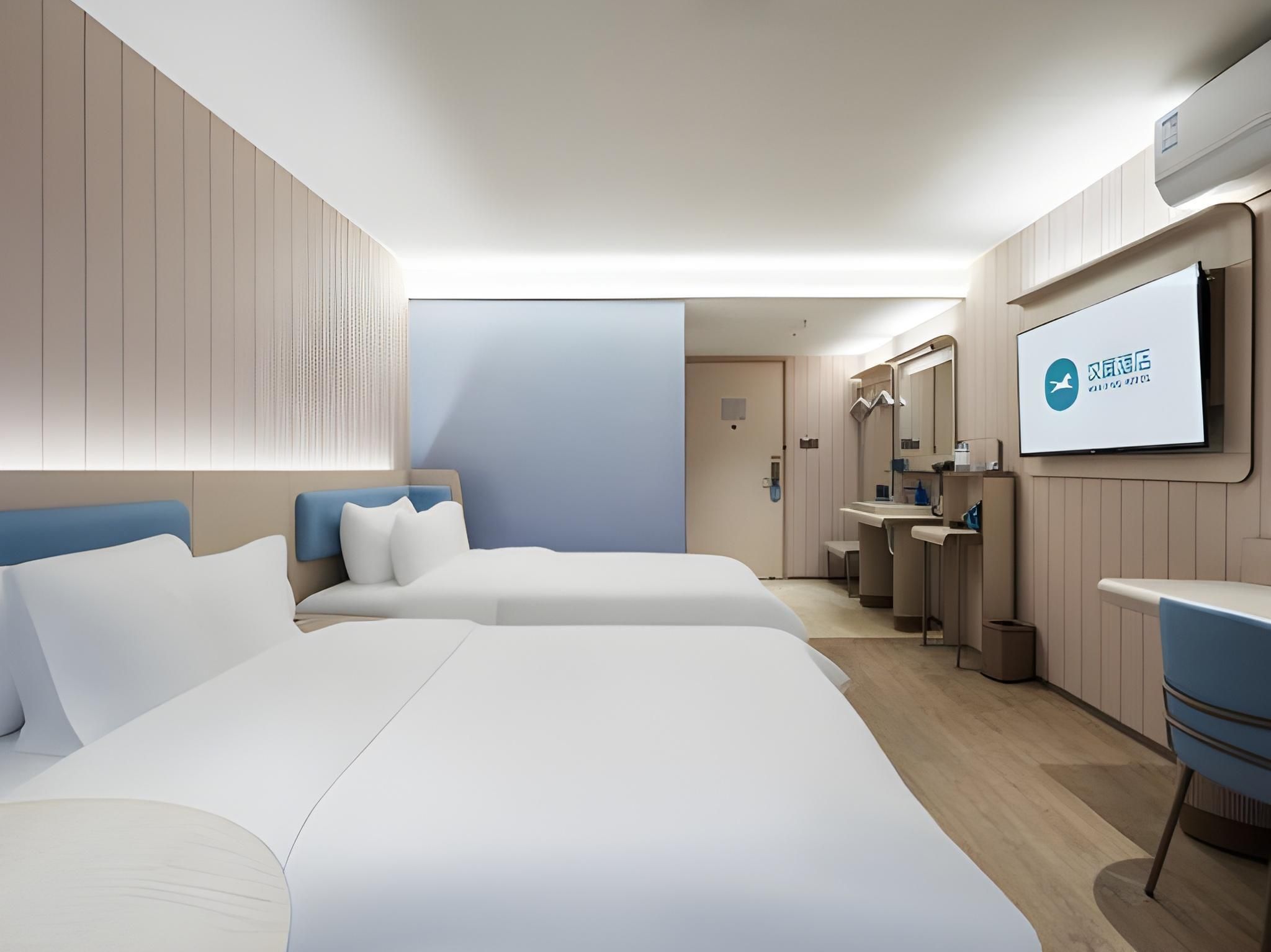 Hanting Hotel Yangzhou Wenchangge Shouxihu Road - האנגז'ו - חדר שינה