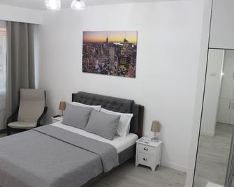 Luxury City Center Apartment - Bucharest Railways Station - Bükreş - Yatak Odası