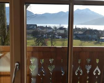 Doppelzimmer Nuss - Bauernhof Grablerhof - Steinbach am Attersee - Balcony