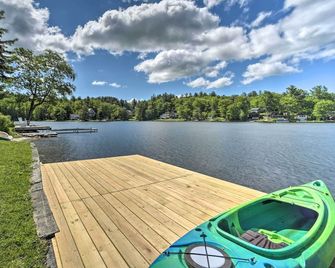 Picturesque Cottage with Sunroom on Ashmere Lake! - Hinsdale