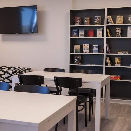 Lounge view of Hostel Sol