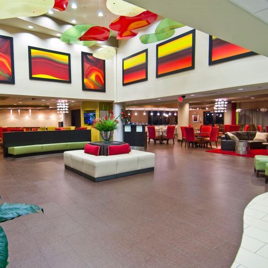 Lobby view of Holiday Inn Vicksburg