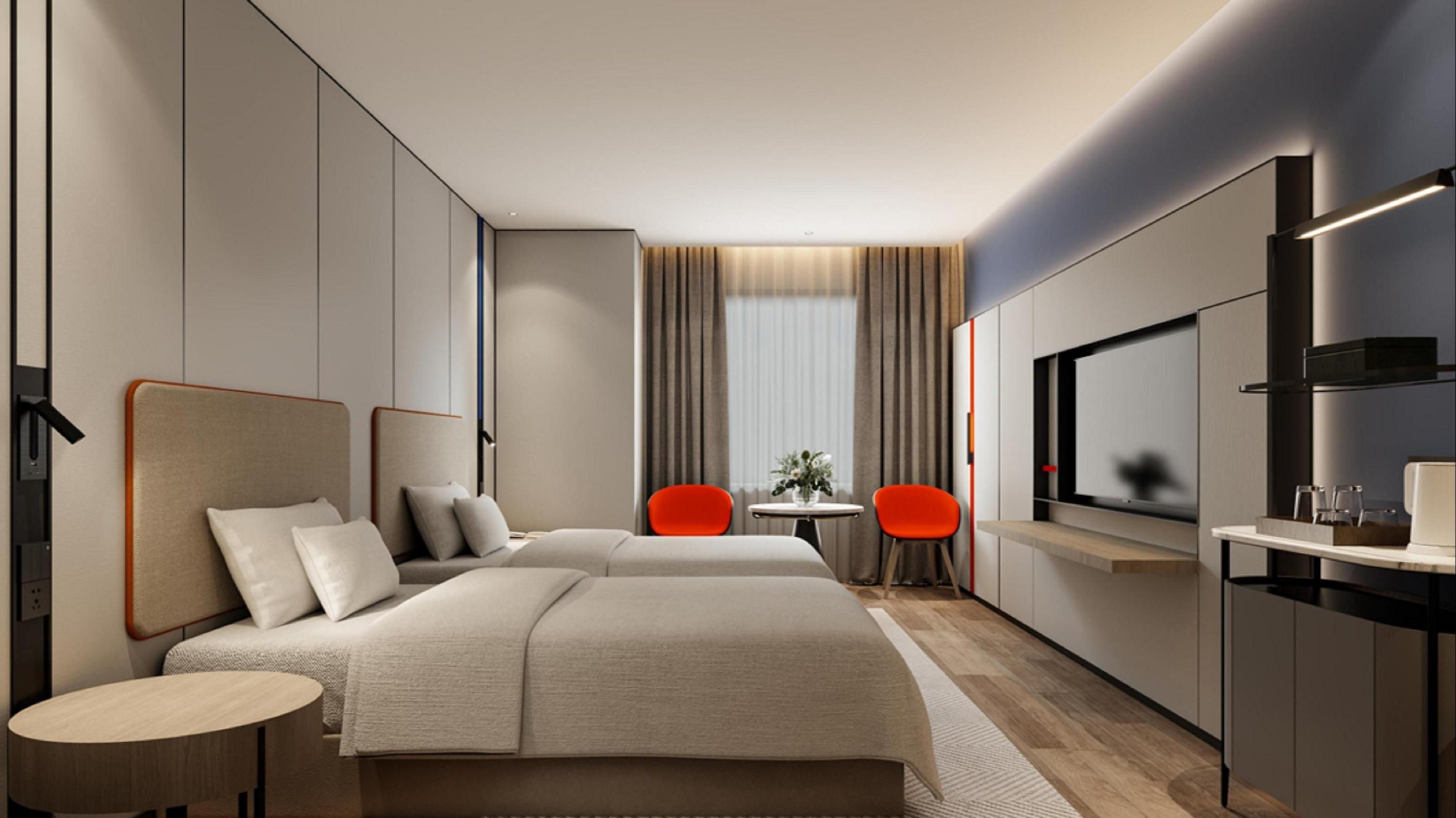 Holiday Inn Express Harbin Central Avenue By IHG - חרבין - חדר שינה