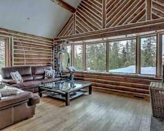 Unique log cabin - Sainte-Adèle - Sala de estar