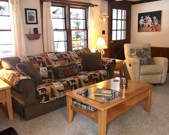 Come & get 'Lost on our River' - Charming, secluded cabin, close to it all! - Bartlett - Living room