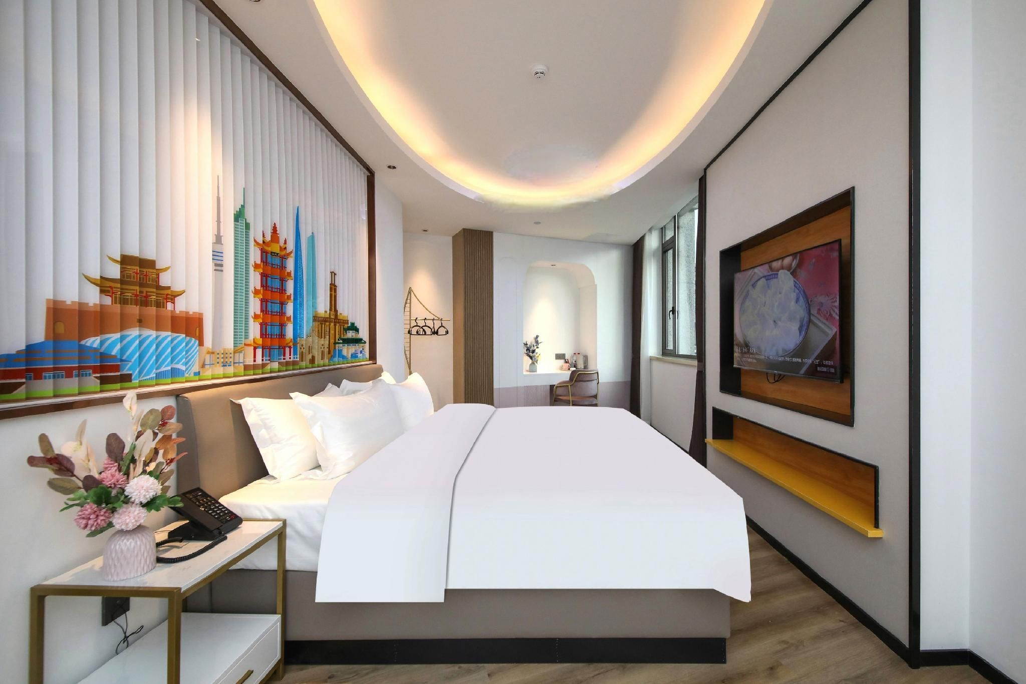 Yes Garden Hotel (Hankou Railway Station Fanhai Cbd) - ווהאן - חדר שינה
