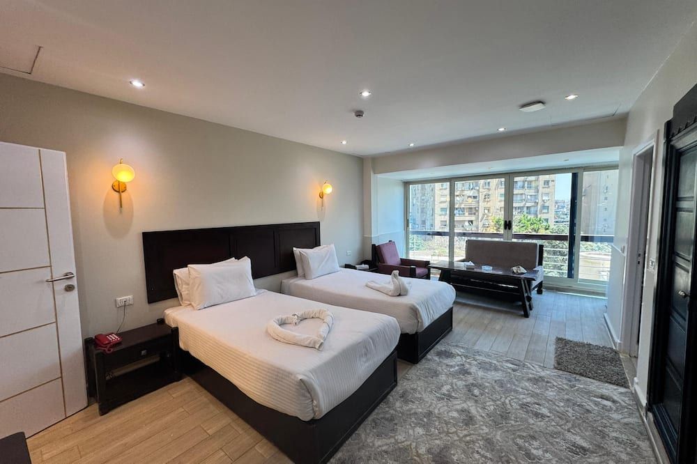 فندق نيو ستار الزمالك - القاهرة - غرفة نوم