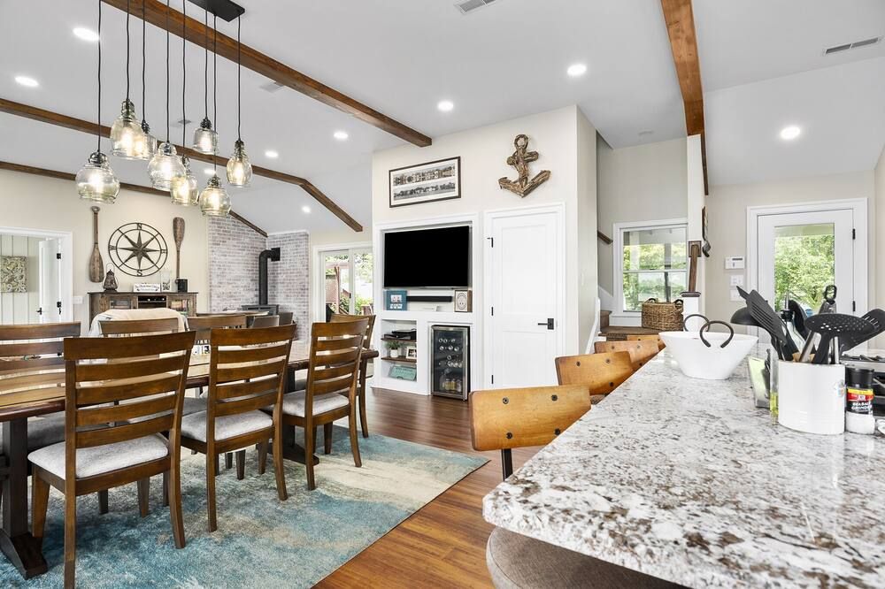 Breathtaking waterfront home on the Chester River - Chestertown - Dining room