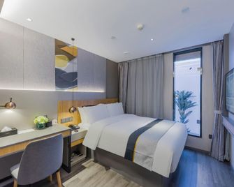 Home Inn (Jinying shopping center, Hu Nan Road, Ma'anshan) - Ma'anshan - Bedroom