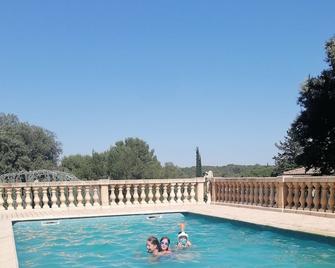 Furnished tourism part of main residence 4\/ places (5 if 2 children-12ans) - Aubais - Piscine