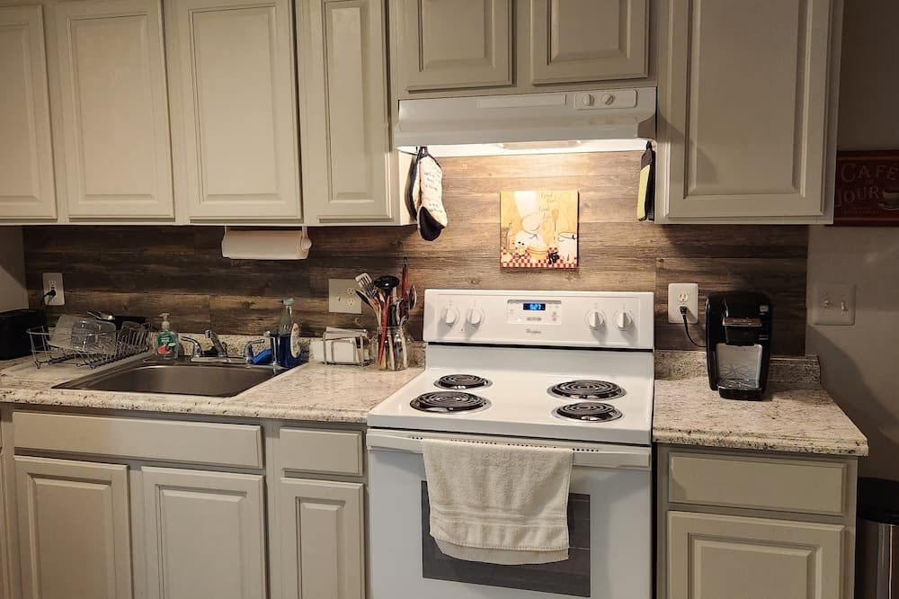 Kitchen view of Private Basement Apartment