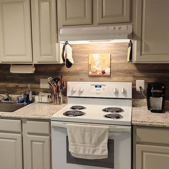 Kitchen view of Private Basement Apartment