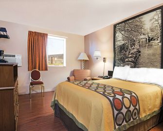 Super 8 by Wyndham San Antonio/I-35 North - סן אנטוניו - חדר שינה