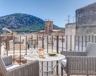 Charming townhouse in Pollensa with plunge pool and lovely terraces - Pollença - Balcon