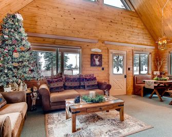 Cozy Quiet Log Cabin in the Woods w/ Epic Views, Fireplace - Whimsical Hollow - Fairplay - Sala de estar
