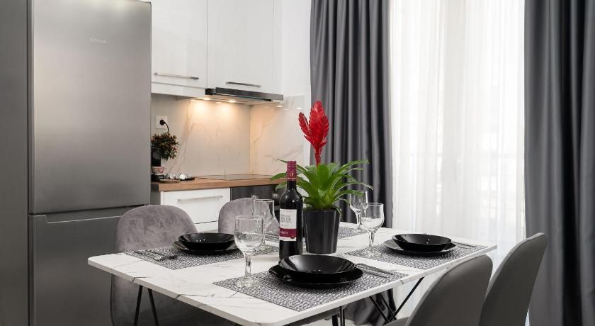 Dining room view of Amersa Luxury Apartments