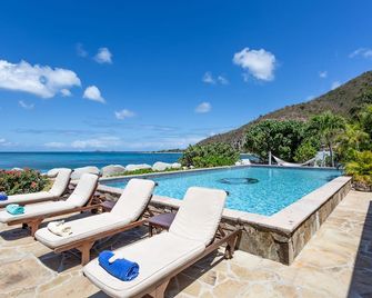 Sea Fans - 4 BR Beachfront Villa on Spectacular Mahoe Bay - Virgin Gorda - Басейн