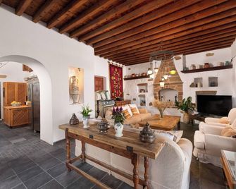 Melenos Art Boutique Hotel - Lindos - Wohnzimmer
