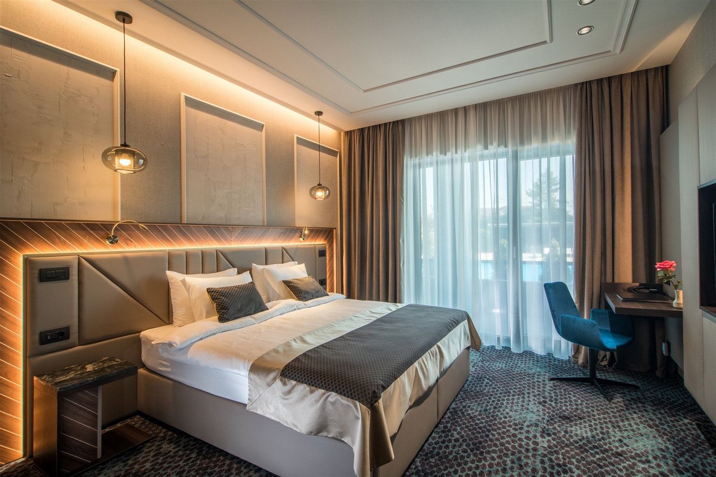 Sky Blue Hotel & Spa - Ploieşti - Ložnice