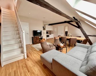 Chalet & Apart Fichtelberger Blick - Oberwiesenthal - Sala de estar