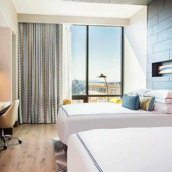 Bedroom view of Kimpton Hotel Arras