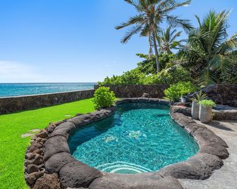 Beach Front Paradise With A/C, Pool & Jet Tub - Waianae - Piscina