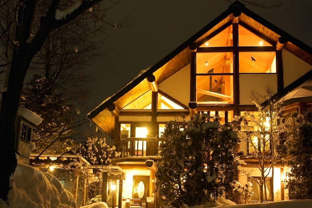 Hakuba Pension & Log Hotel Meteor - האקובה - בניין