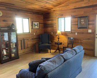 Cozy cabin overlooking Dillsboro and miles of mountains - Sylva - Wohnzimmer