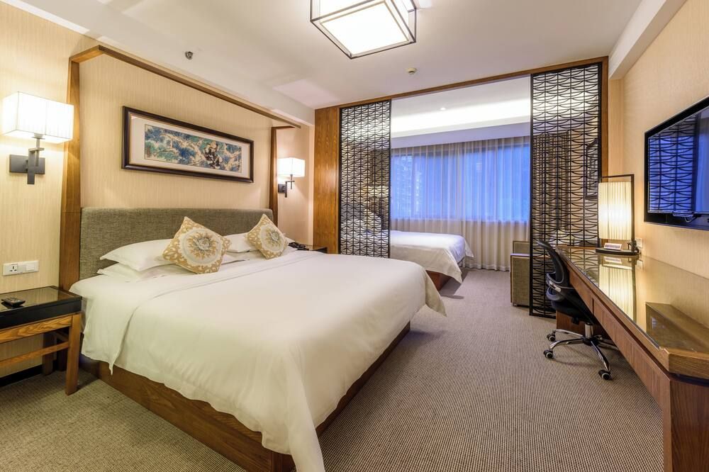 سو بوتيك هوتل هانجتشو شيانداو - هوانغشان - غرفة نوم