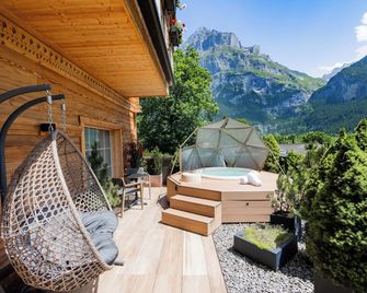 冰川精品酒店 - 格林德瓦 - 陽台