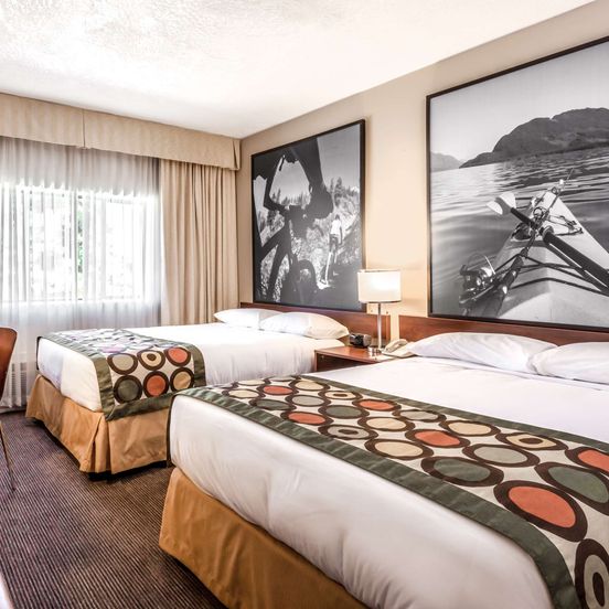 Bedroom view of Super 8 by Wyndham Duncan