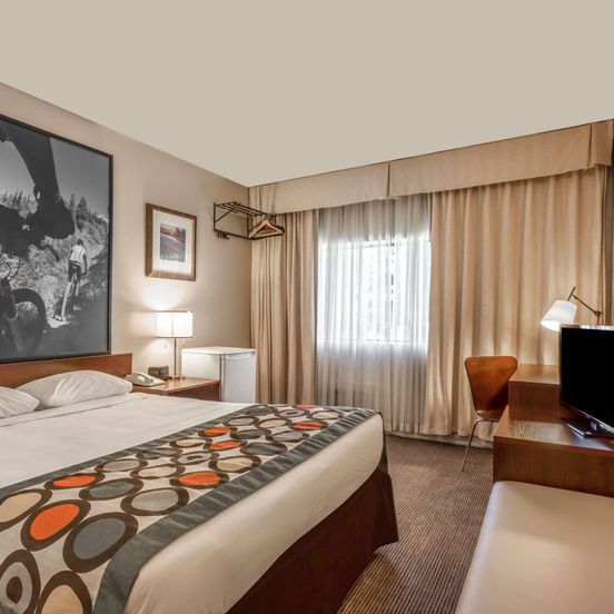 Bedroom view of Super 8 by Wyndham Duncan